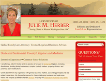 Tablet Screenshot of herberfamilylaw.com